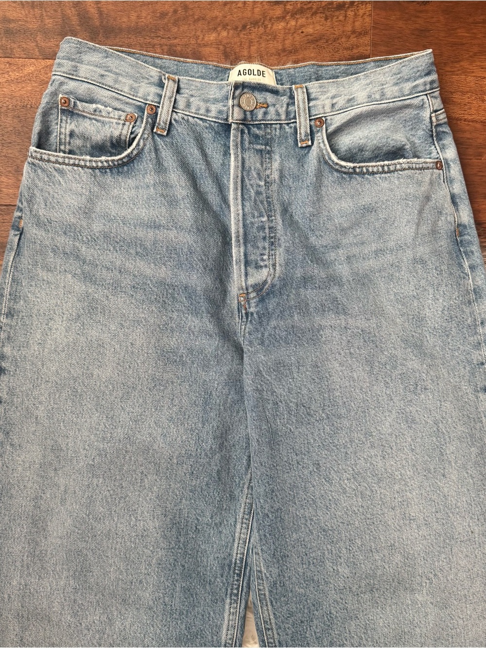 Agolde Low Slung Baggy 30.5" in Libertine Size 27 - Picture 5 of 9